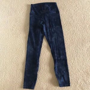 Lululemon Aligns blue tie dye